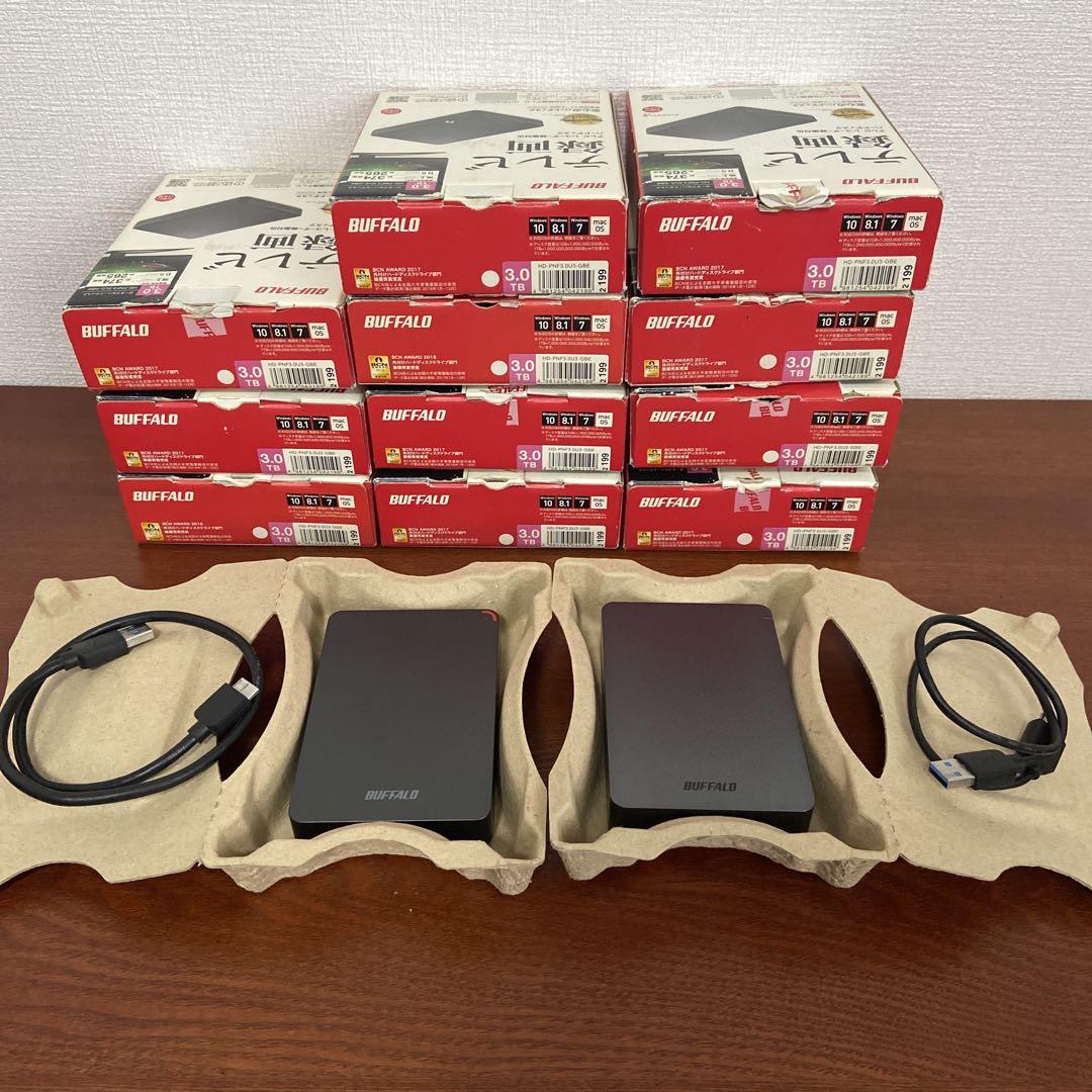 BUFFALO ポータブルHDD 3TB USB 3.0【2個セット】 BUFFALO ポータブルHDD 3TB USB 3.0 - メルカリ