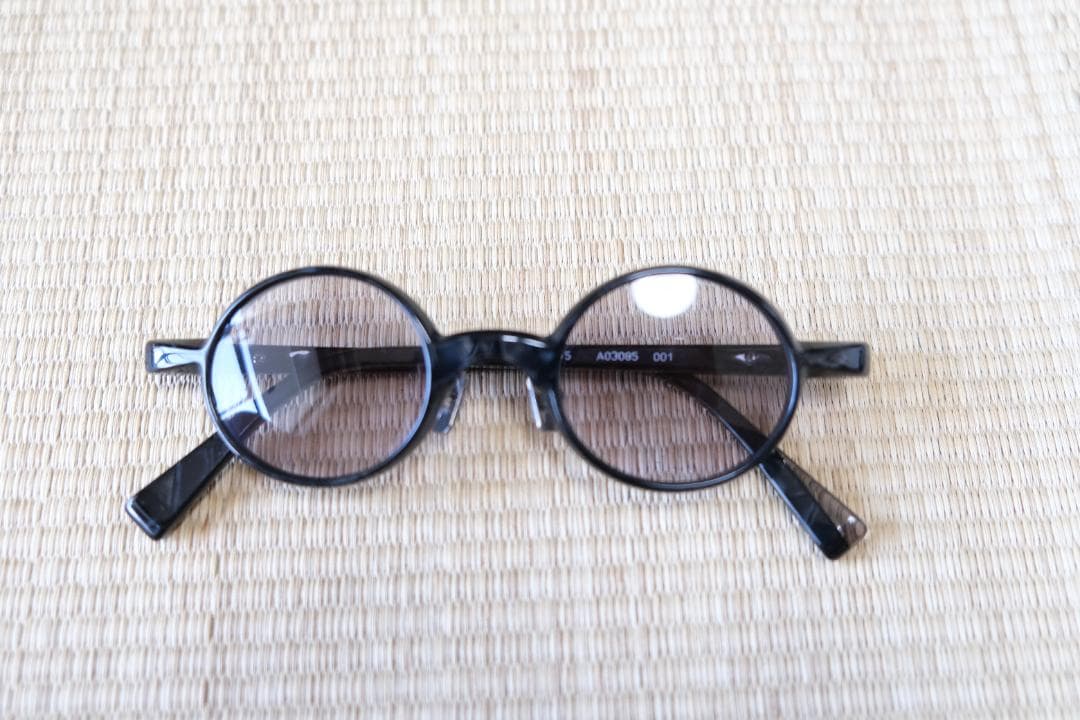 【極美品】アランミクリ　A03085 001 度なしサングラス