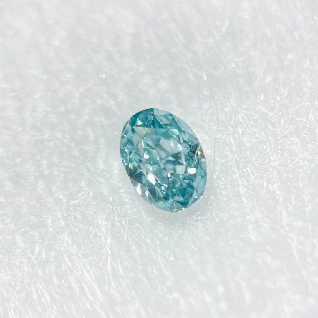 天然ブルーダイヤモンド fancy vivid green blue SI