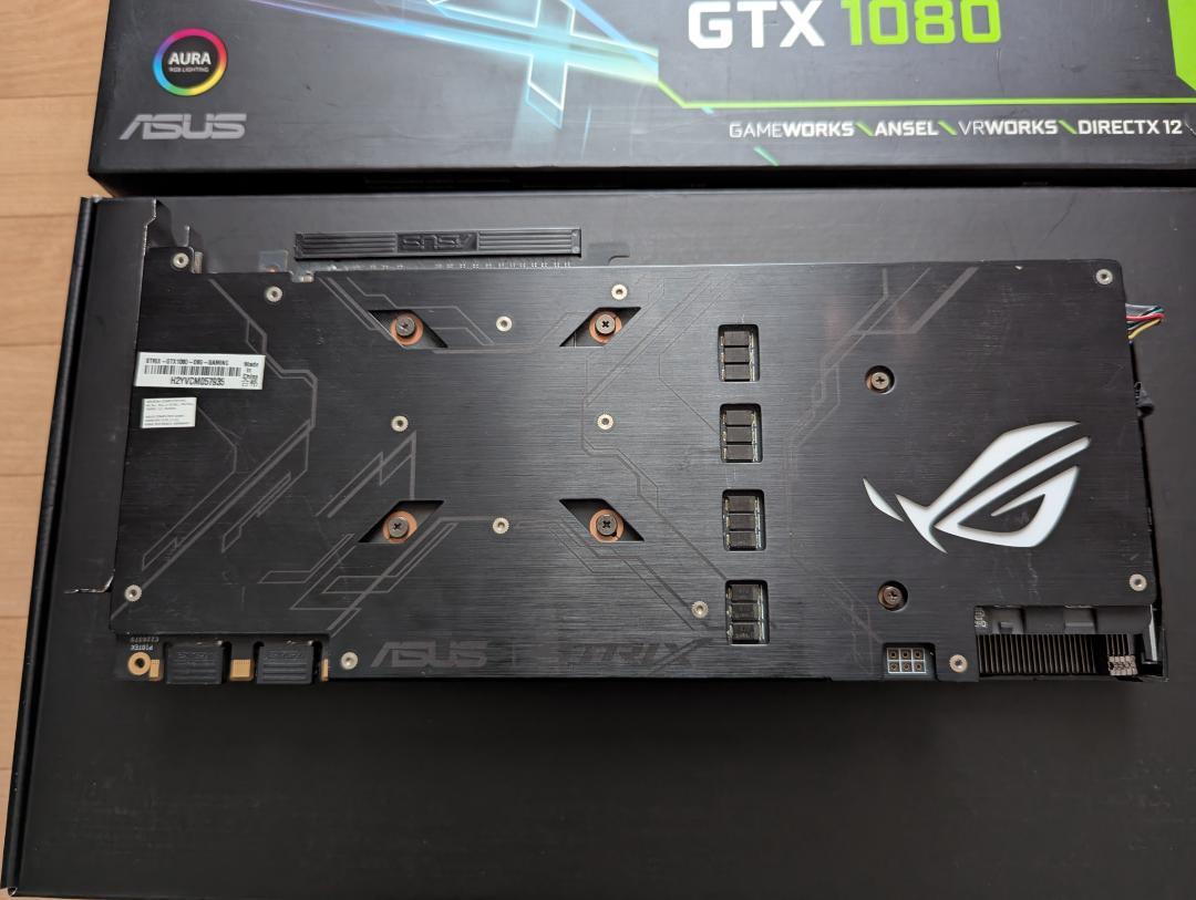 ジャンクASUS R.O.G. STRIX-GTX1080-O8G-GAMING