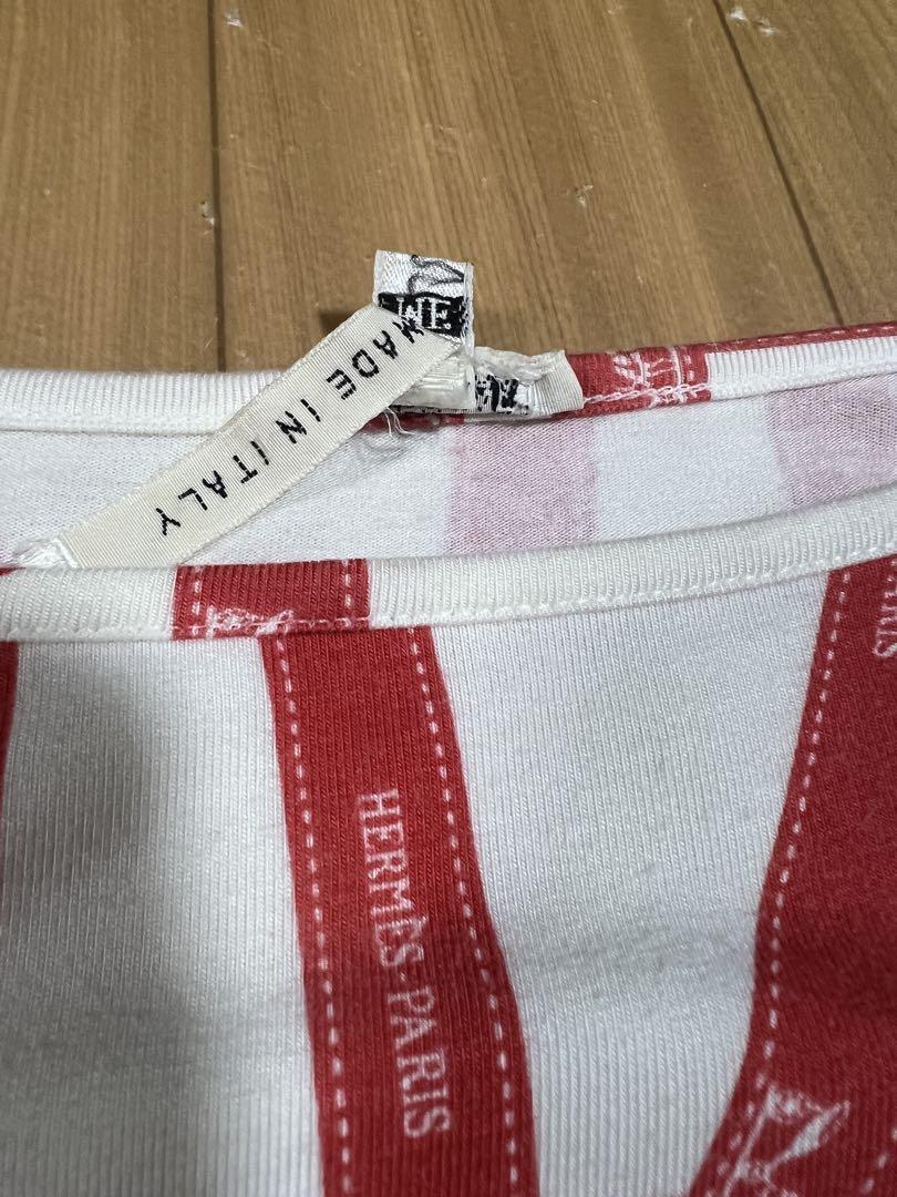 HERMES オフショルダー Tシャツ