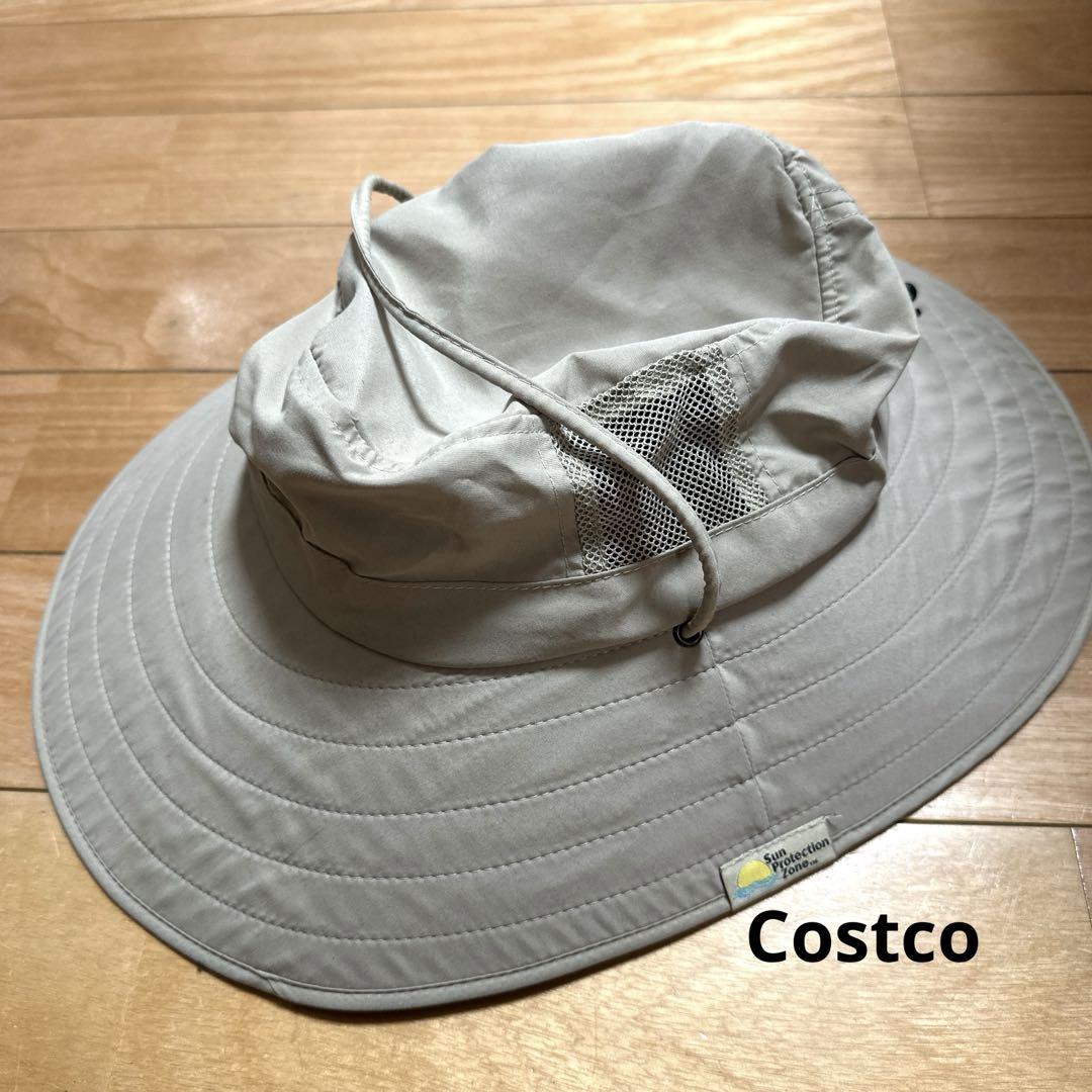 コストコ Sun Protection Zone UVカット 帽子 ベージュ - メルカリ