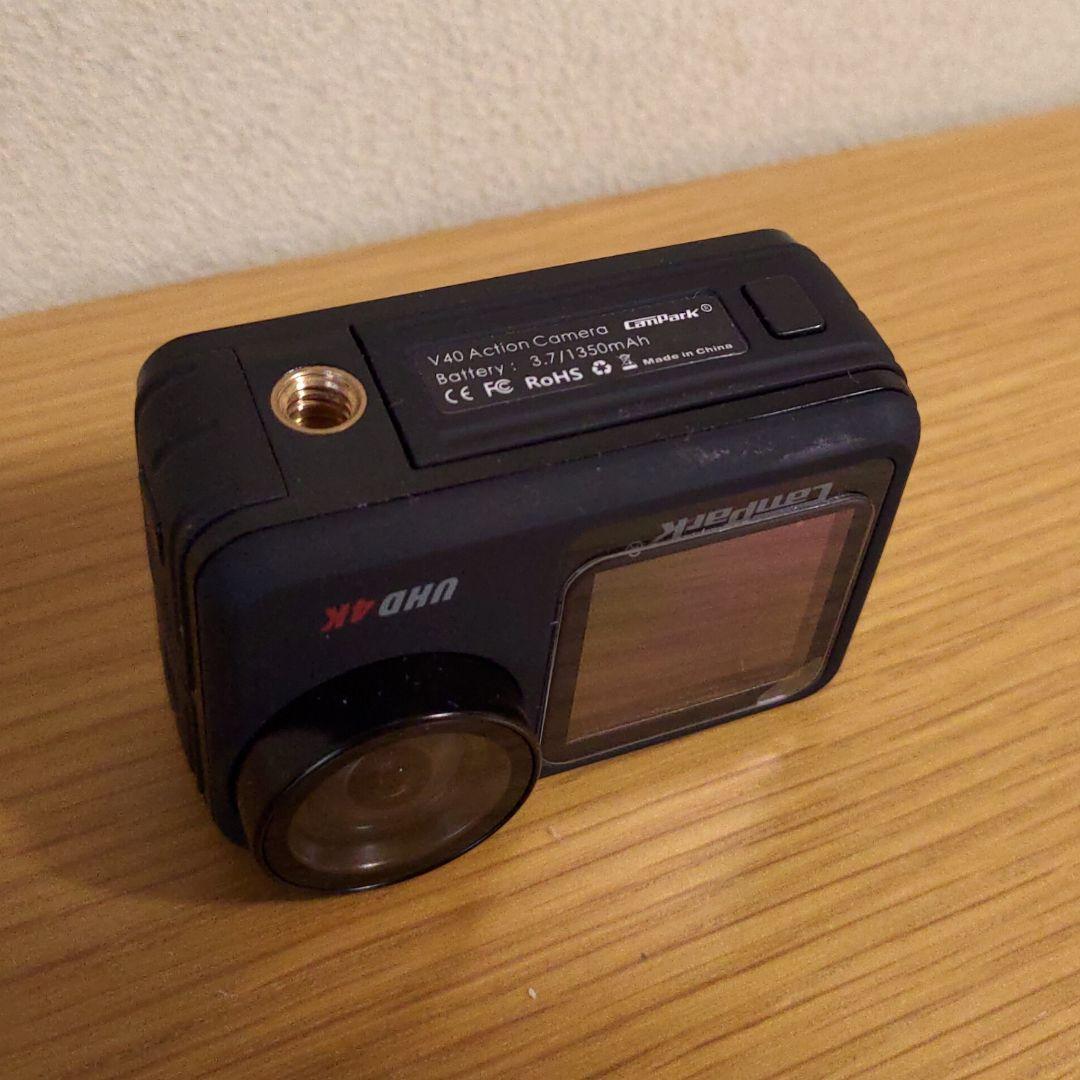 美品 アクションカメラ V40 IO5W8-m19114672898 Campark 4K 在庫正規店