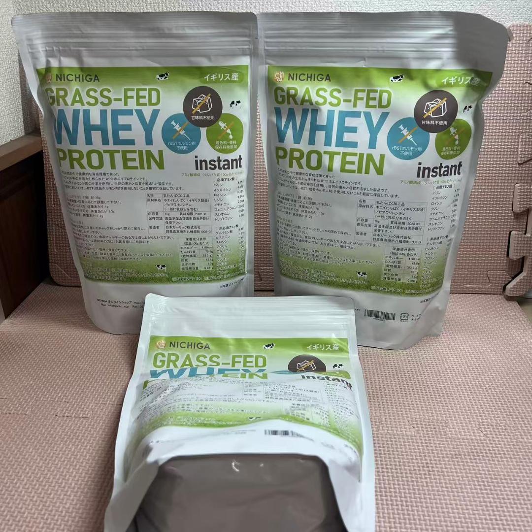 NICHIGAニチガ GRASS－FED WHEYPROTEIN instant