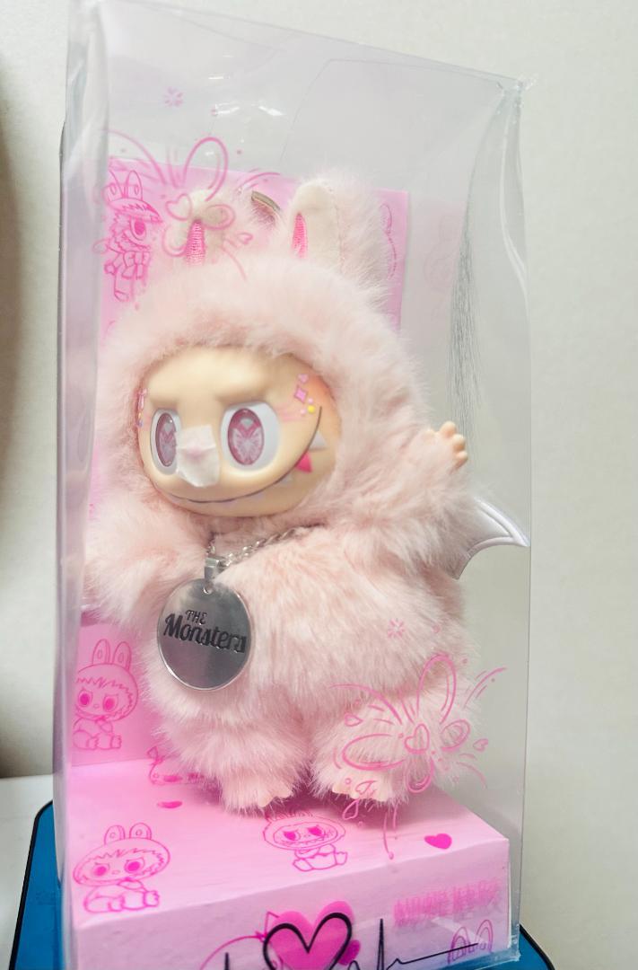 【新品】ラpuブ ぬいぐるみ ふわふわ ピンク Angel