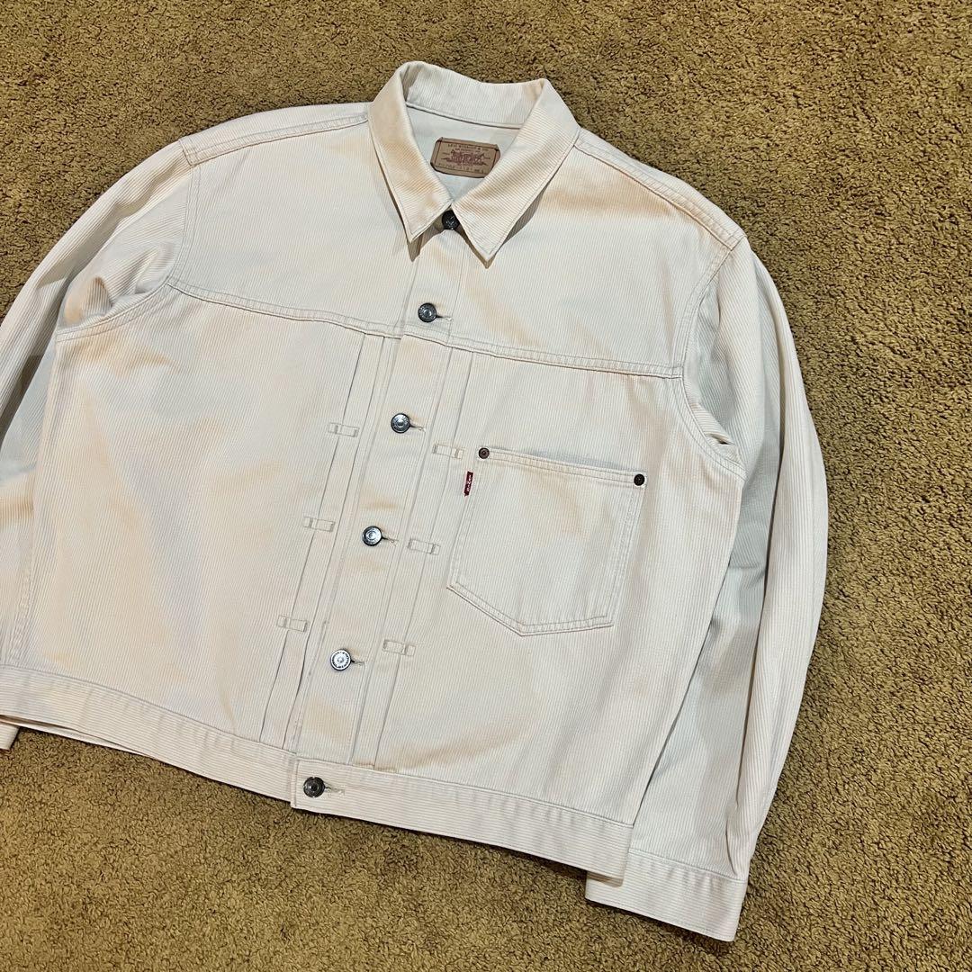 ピケジャケット 1st デニムジャケット 80s Levi’s BIGE 大戦