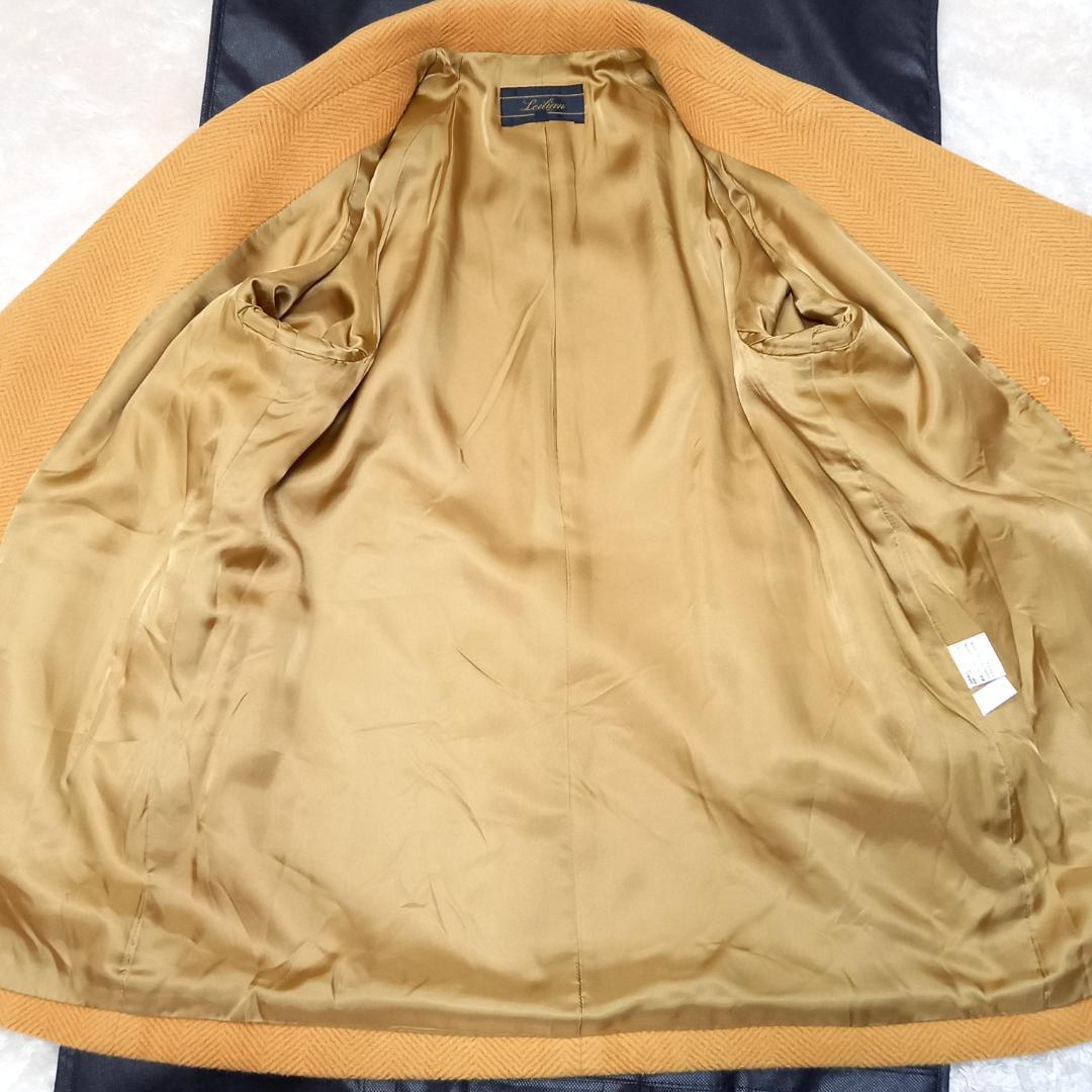 美品✨大きいサイズ レリアン ダブルチェスターコート アンゴラ