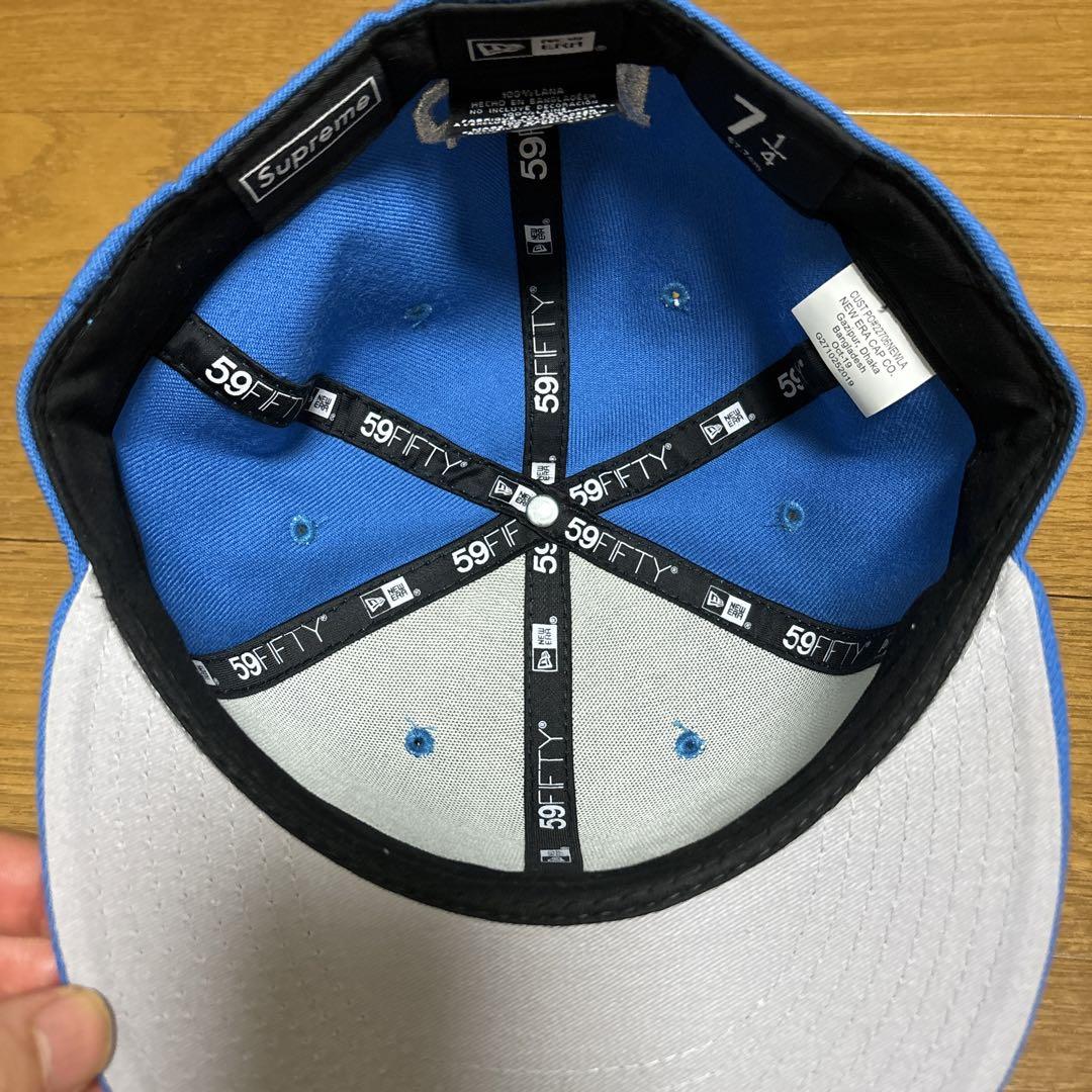 Supreme 59FIFTY キャップ 青 7 1/4