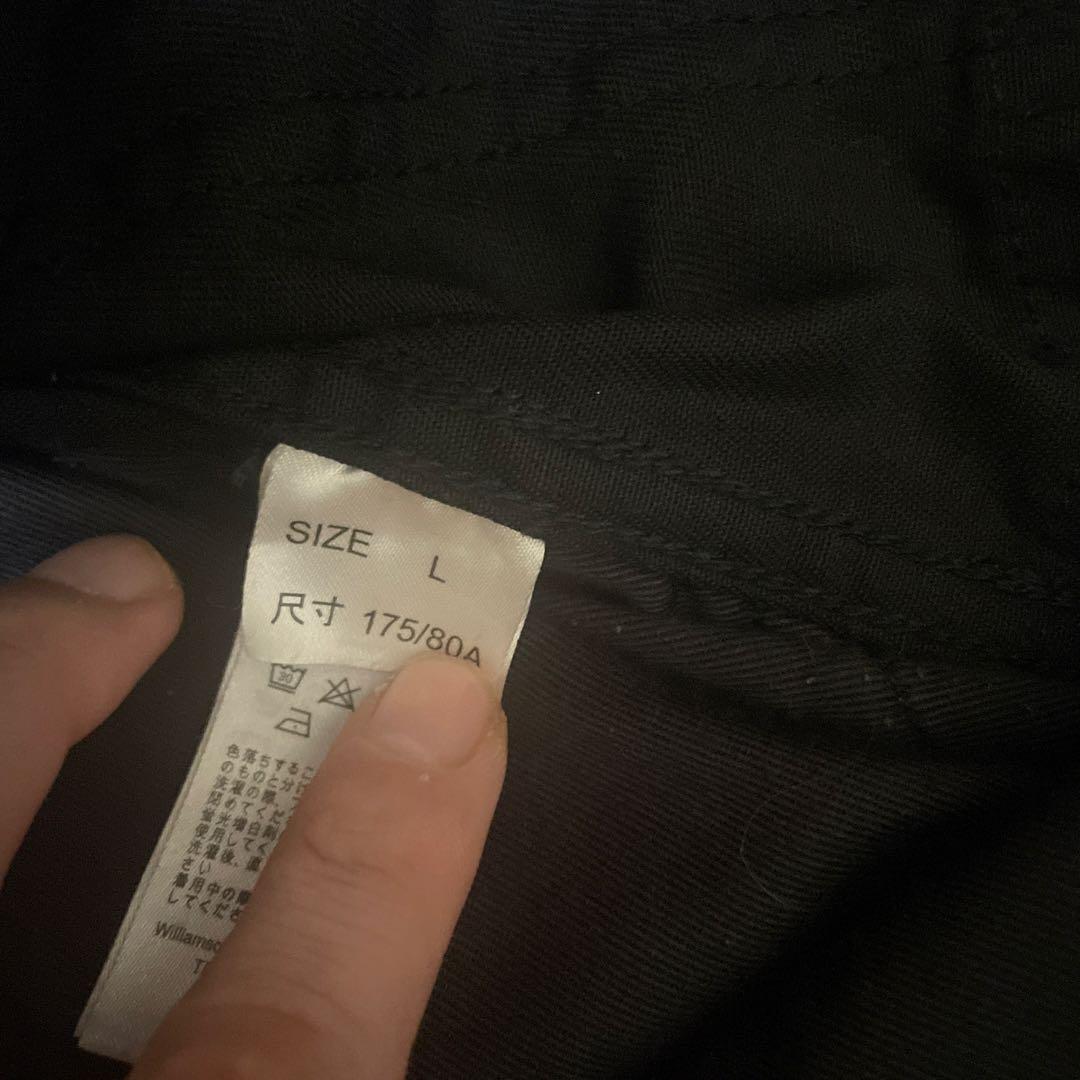 Dickies ブラックオーバーオール　Lサイズ