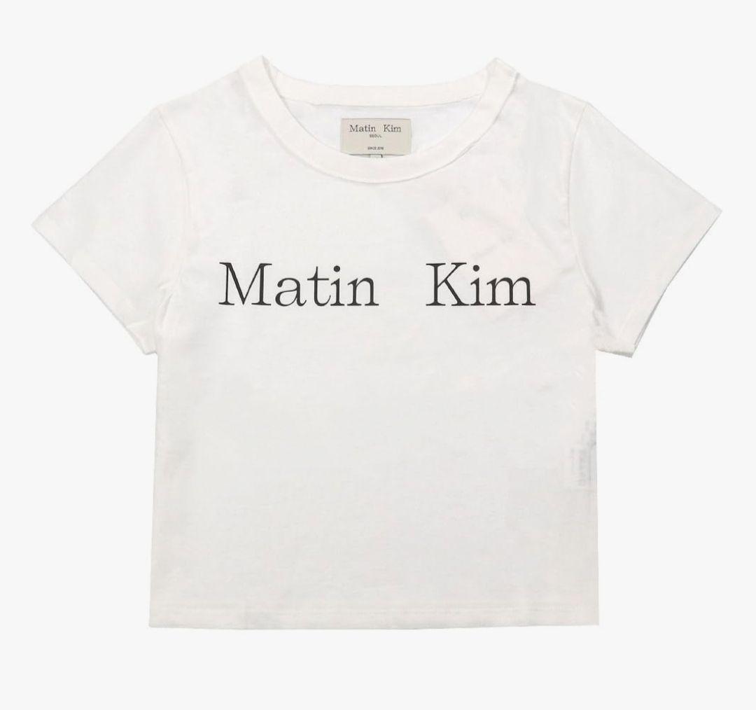 【新品】Martin Kim マーティンキム ミニT Mサイズ ホワイト matinkim マーティンキム クロップド丈 Tシャツ ミニサイズ