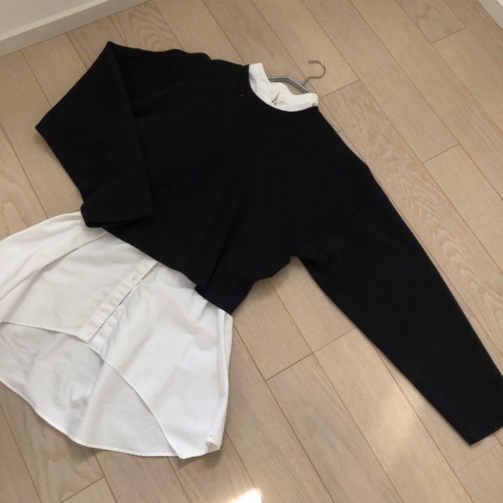 週末限定値下げ！enfold 変型ショートニット