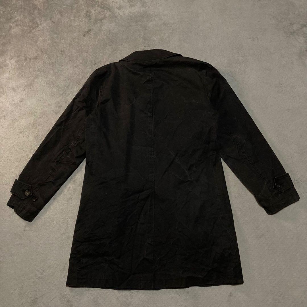 ポールスミス PaulSmith ステンカラーコート ウール 日本製 黒 L