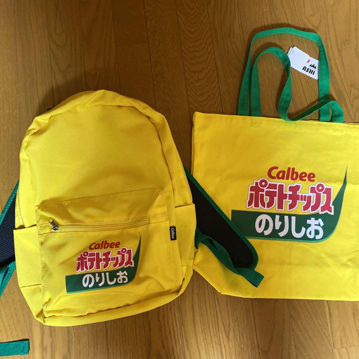 新品 カルビーポテトチップス のりしお リュック&トートバッグ