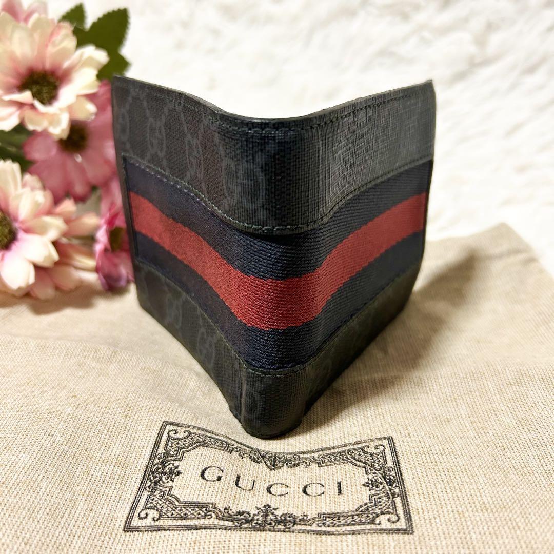 適当な価格 スプリーム GG グッチ GUCCI ニューウェブ 折り シェリーライン 小物