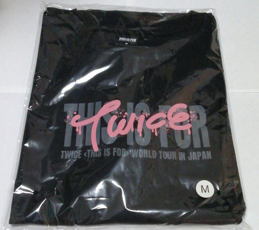 TWICE THIS IS FOR popup Tシャツ BLACK M モモ