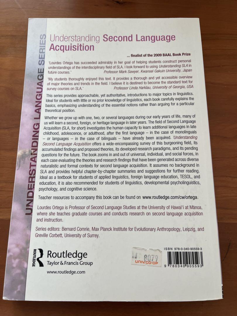 洋書 UnderstandingSecond Language Acquisition