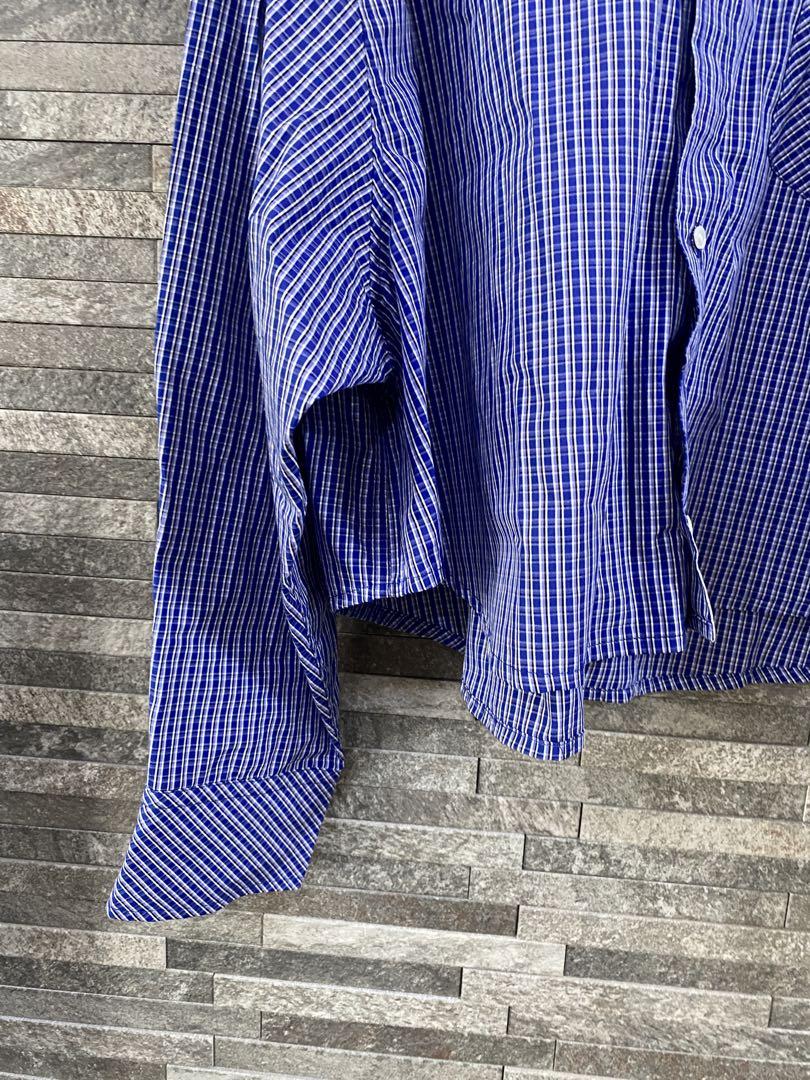新品タグ付き fashiru bias pocket check shirt