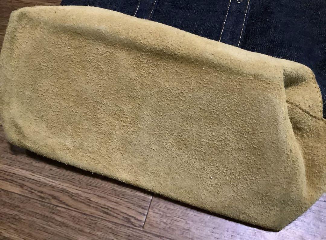 クッシュマン❗️デニムトートバッグ❗️リアルマッコイ•ウエア クッシュマン❗️デニムトートバッグ❗️リアルマッコイ•ウエア