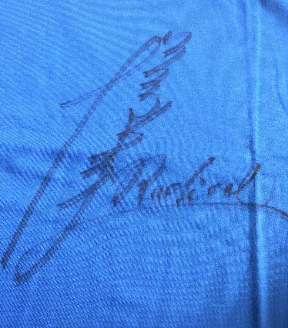 値下げ レア 松尾 啓史 山陽オート 直筆サイン Tシャツ SG