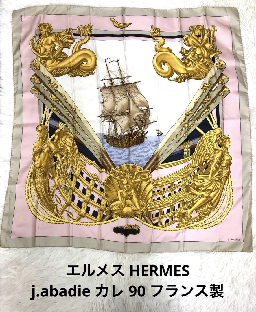 HERMES スカーフ J. Abadie デザイン HERMES スカーフ J. Abadie デザイン