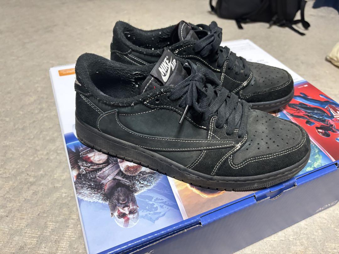 靴 TRAVIS SCOTT Black Phantom 27cm