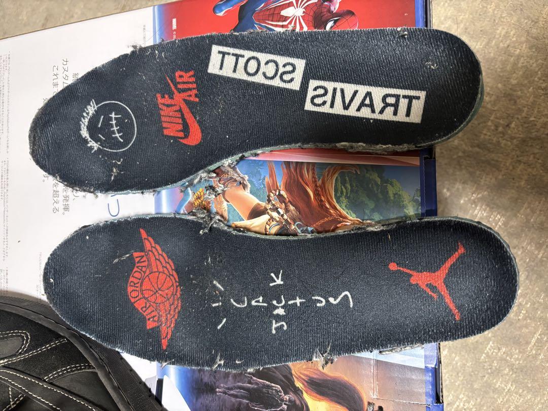 靴 TRAVIS SCOTT Black Phantom 27cm