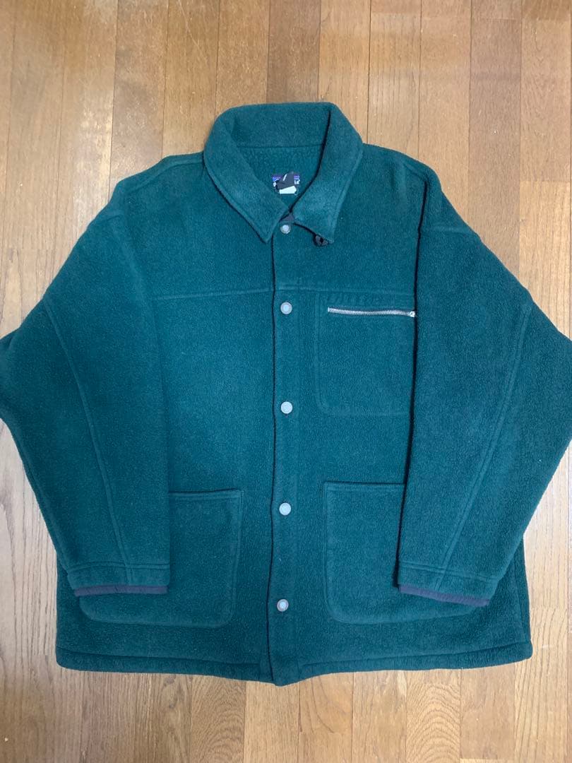 patagonia シャーリングコート シンチラ メンズ USA製 グリーン M