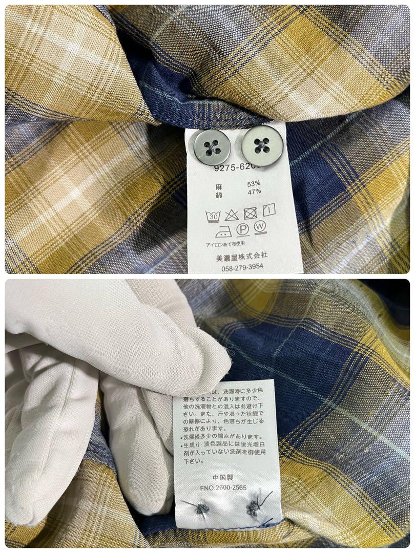 ［新品］PENDLETON 半袖オープンカラーシャツ M リネン