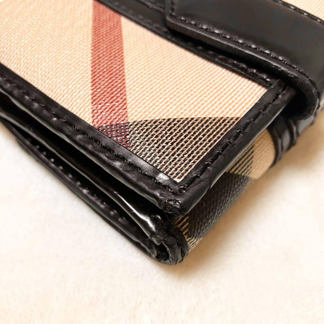 BURBERRY ノバチェック〔ギガ〕柄 三つ折り財布