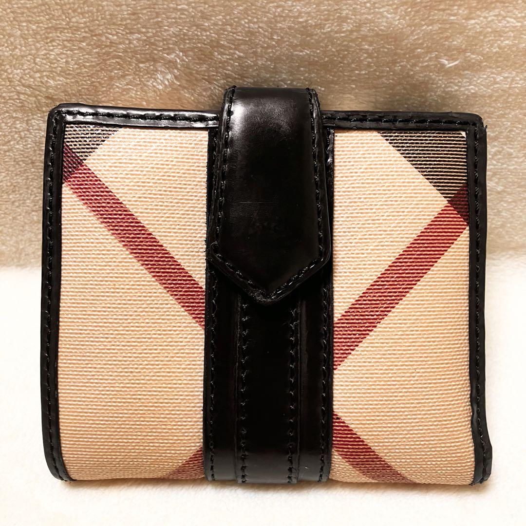 BURBERRY ノバチェック〔ギガ〕柄 三つ折り財布