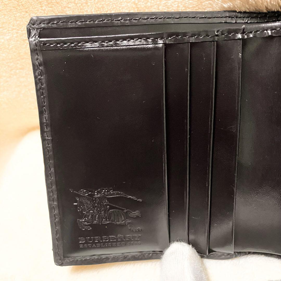 BURBERRY ノバチェック〔ギガ〕柄 三つ折り財布