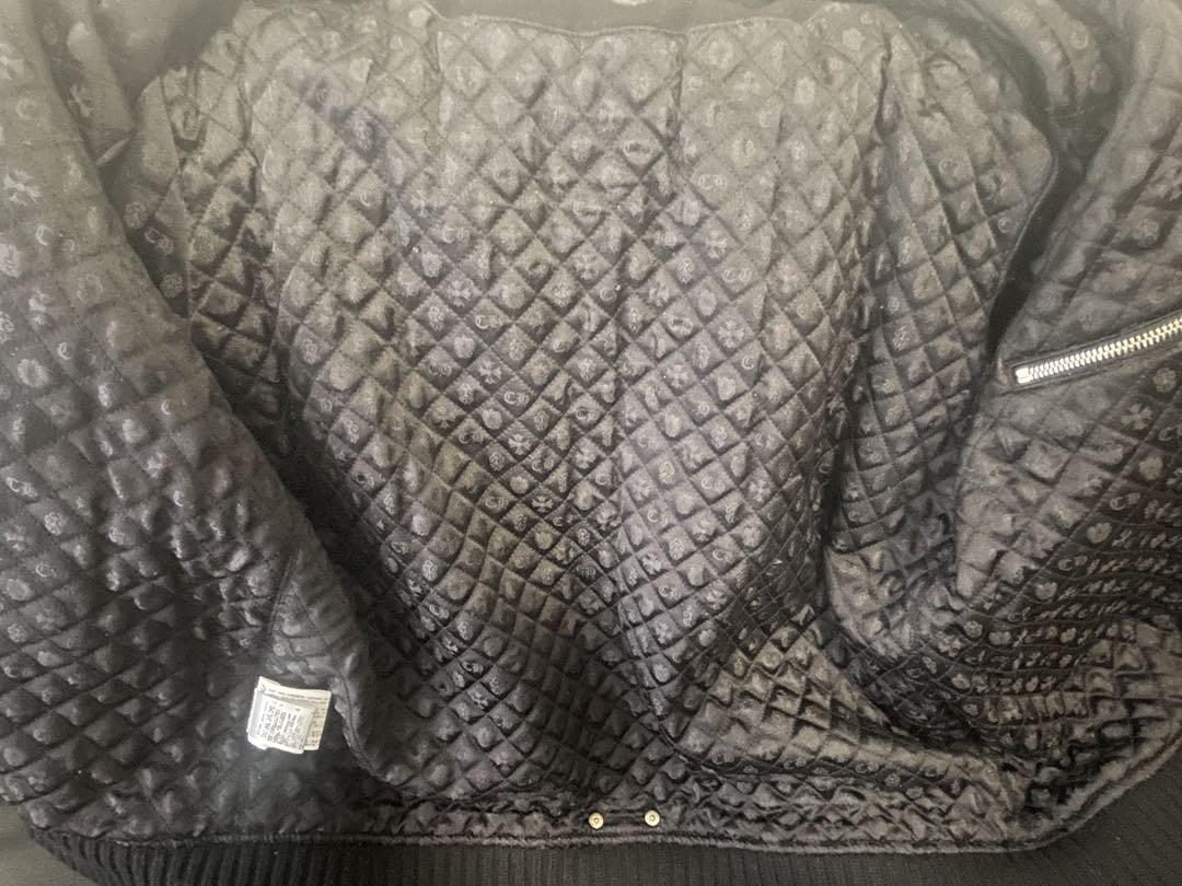 クロムハーツ　CHROME HEARTS レターマン　スタジャン　size M