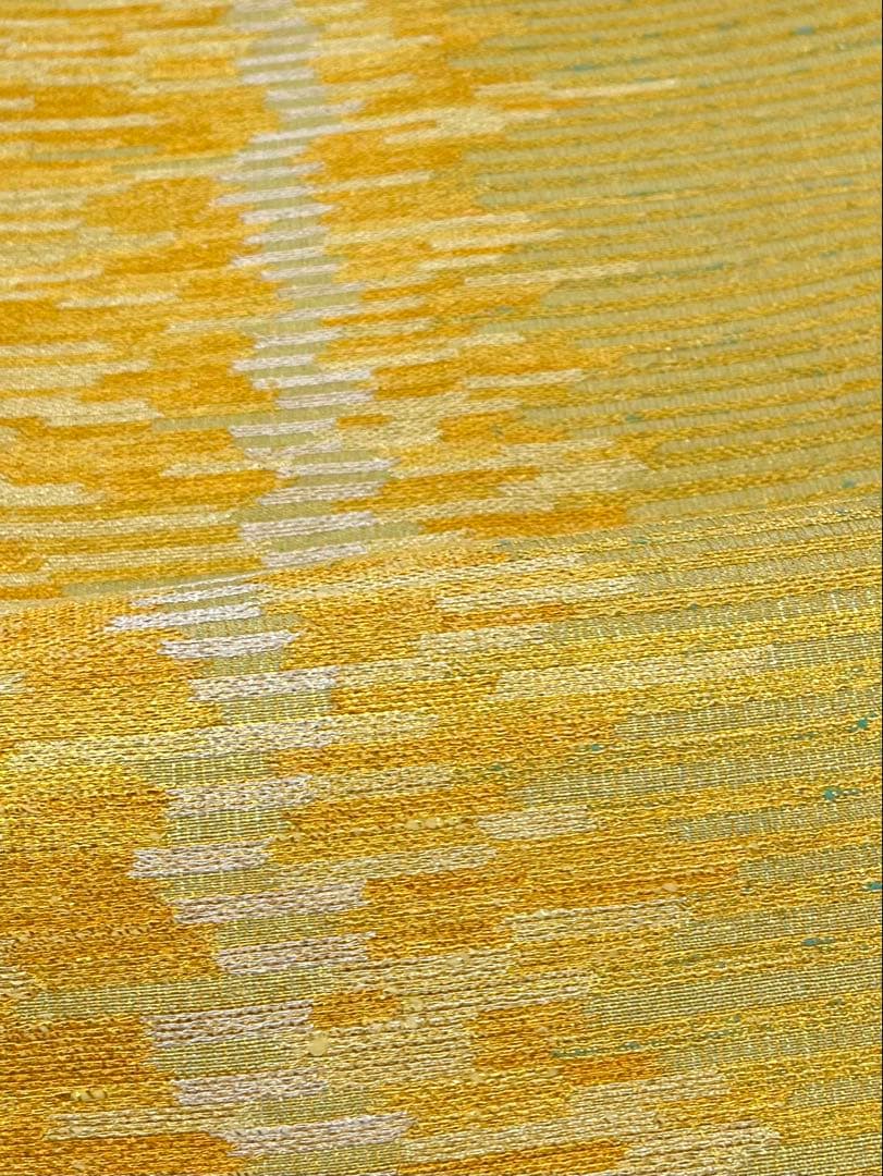 桝屋高尾 ねん金綴錦 光響文 袋帯 落款入 正絹 Q1220