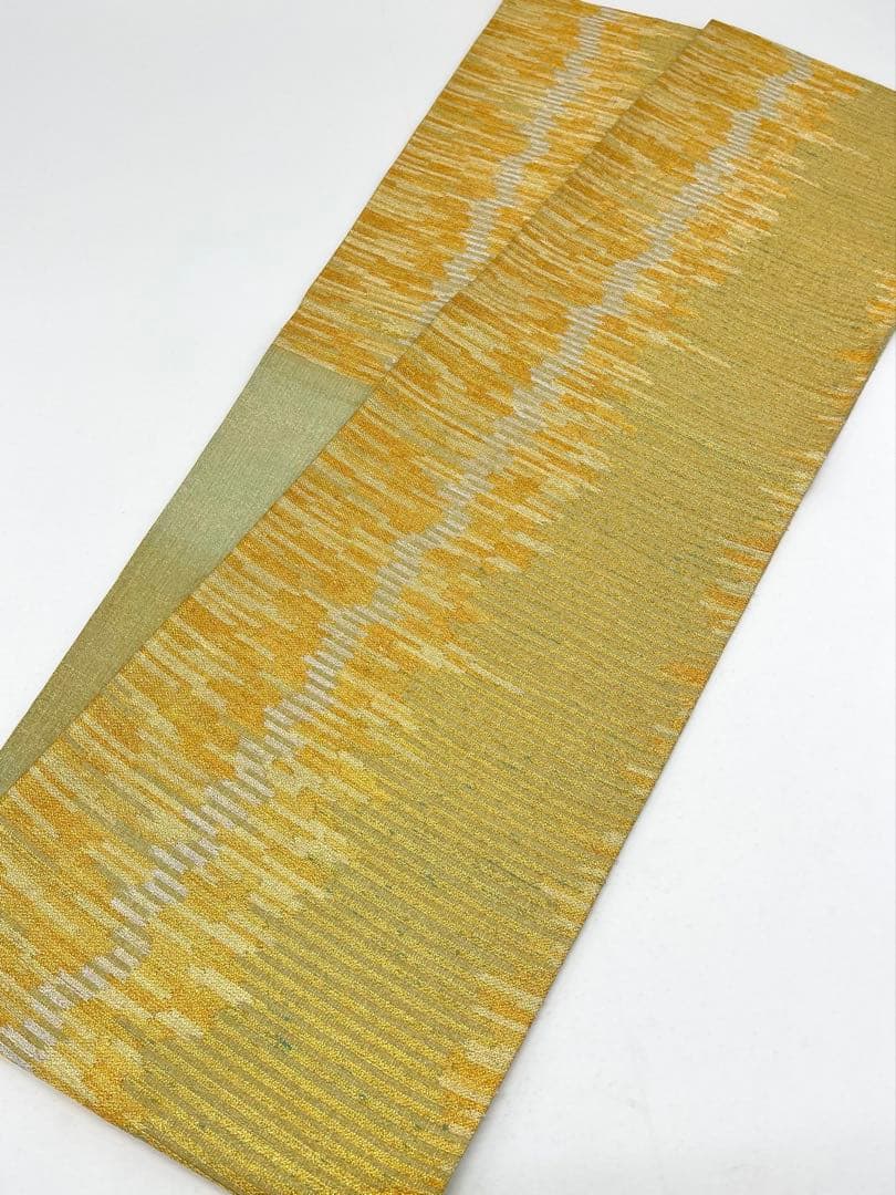 桝屋高尾 ねん金綴錦 光響文 袋帯 落款入 正絹 Q1220