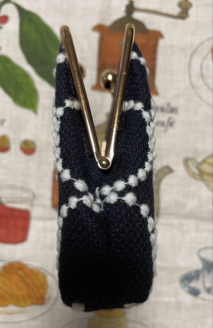 ハンドメイド　ミナペルホネン　がま口