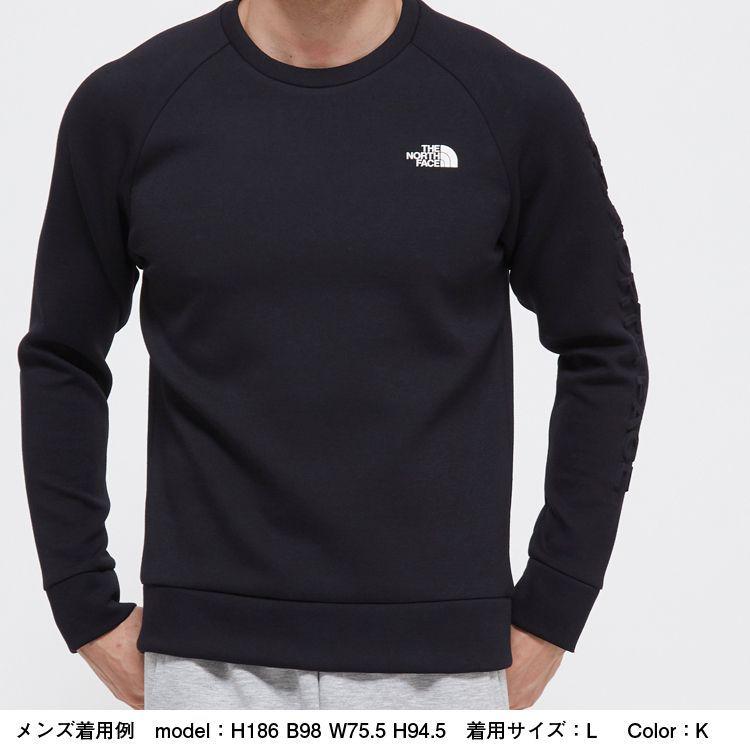 新品未使用　テックエアースウェットクルー  　ノースフェイス