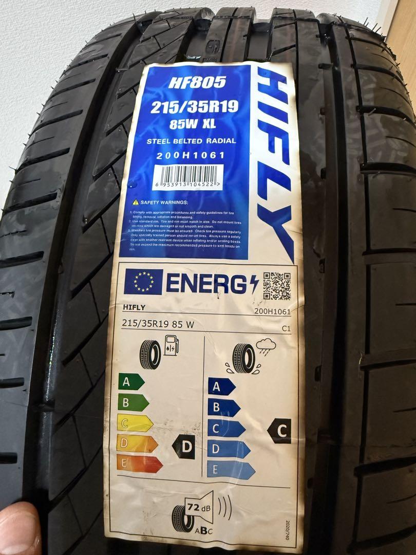 HIFLY HF805 215/35R19 XLタイヤ二本