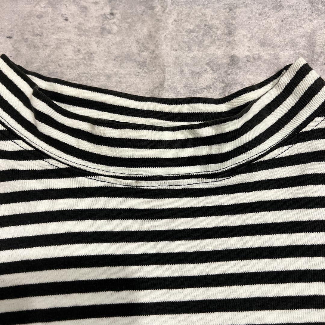 80s old stussy 初期タグ　モックネック ボーダー　カートコバーン