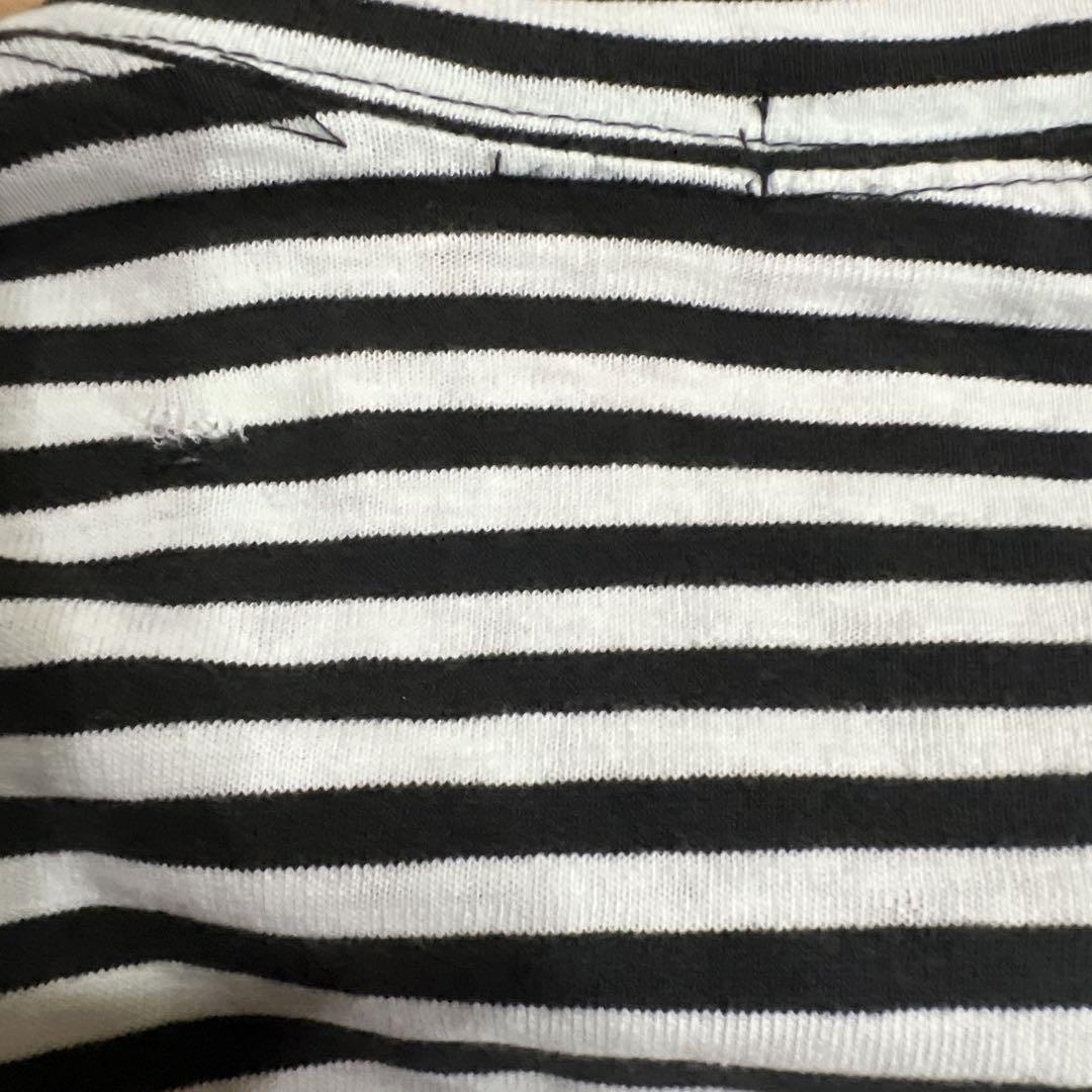 80s old stussy 初期タグ　モックネック ボーダー　カートコバーン