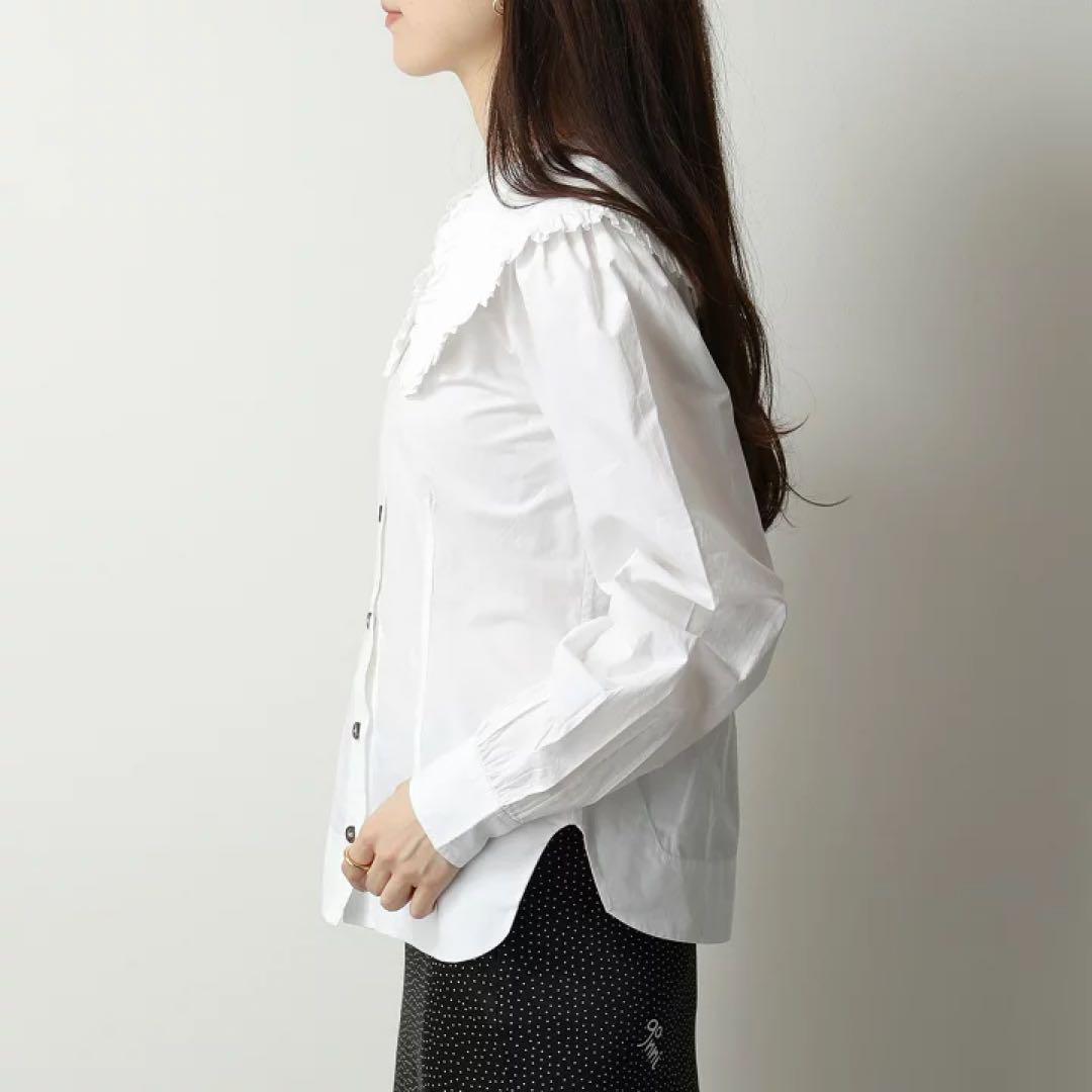 GANNI ブラウス ホワイト 36サイズ レディース 美品