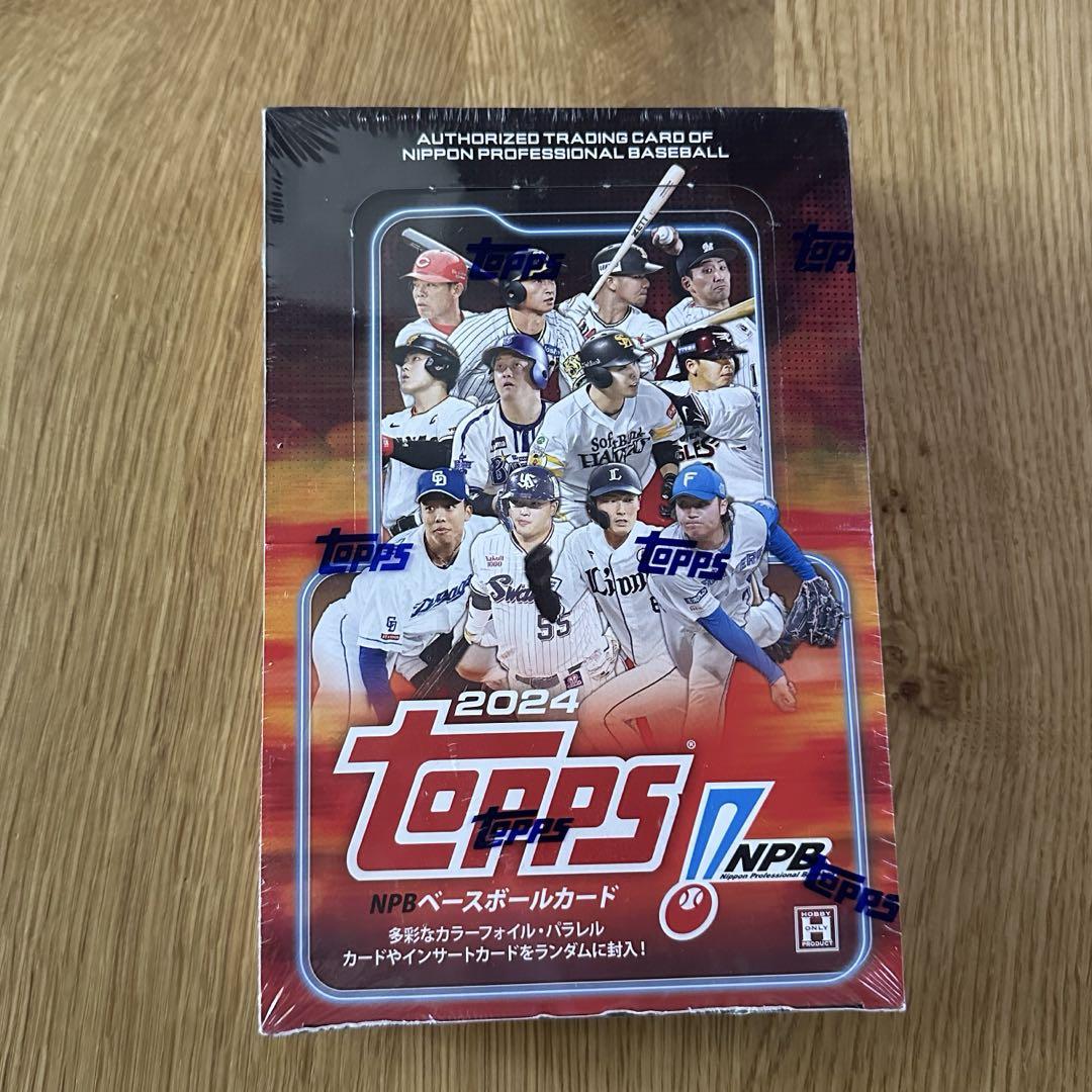 2024 NPB TOPPS ベースボールカード　1box シュリンク付き