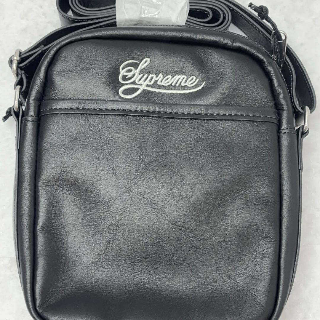 Supreme x Nike Leather Shoulder Bag 黒　新品