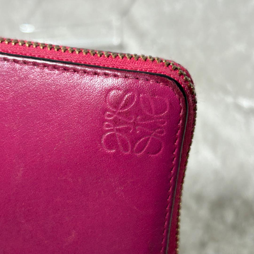 LOEWE ロエベ ミニウォレット カードケース ラウンドファスナー 財布 希少 画像15