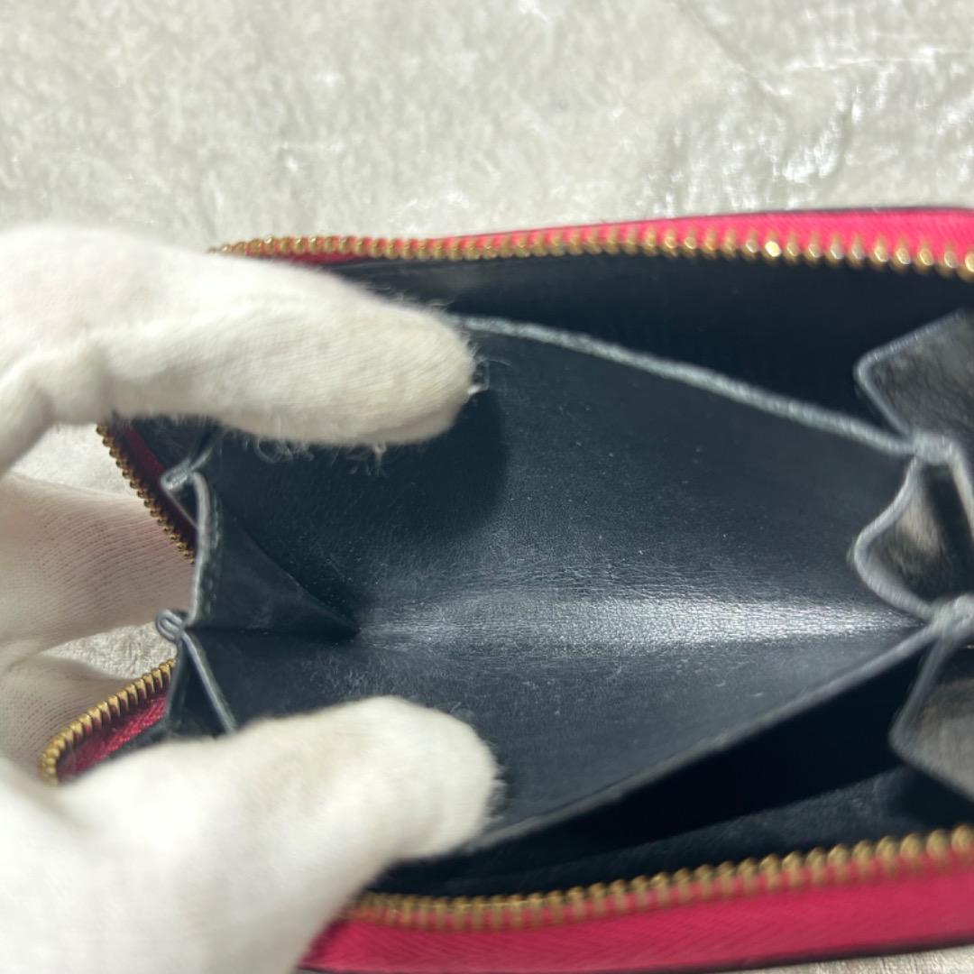 LOEWE ロエベ ミニウォレット カードケース ラウンドファスナー 財布 希少 画像17