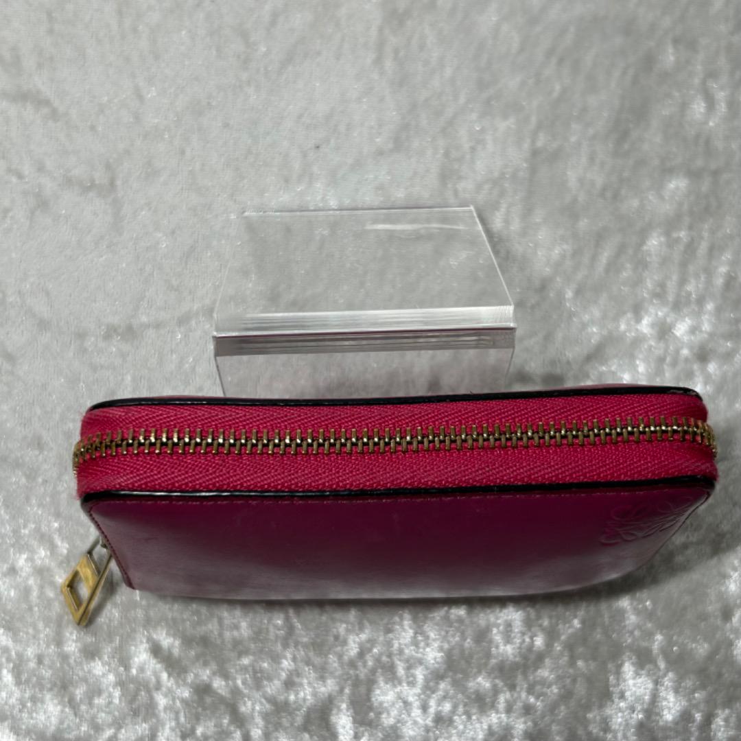 LOEWE ロエベ ミニウォレット カードケース ラウンドファスナー 財布 希少 画像4