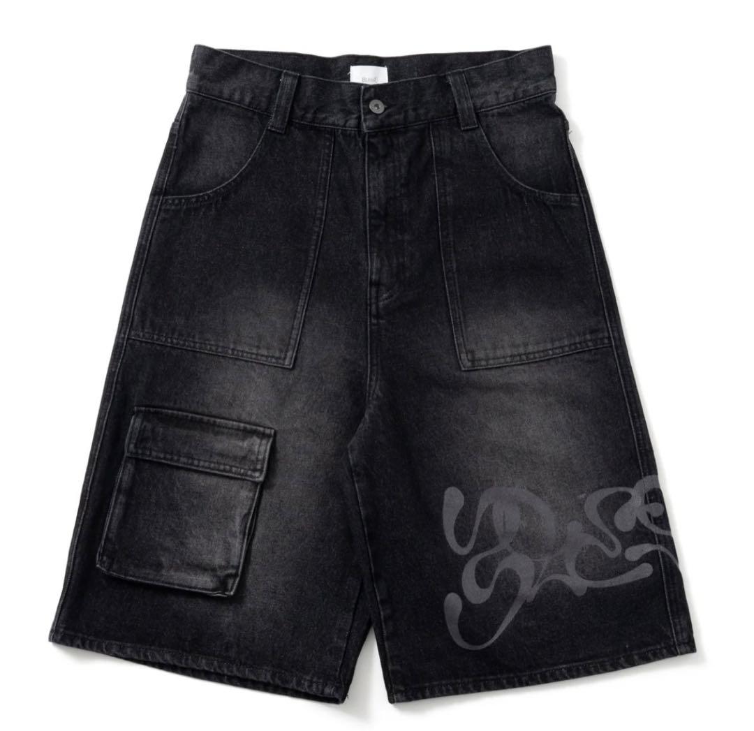 パンツ Bless u Denim shorts black