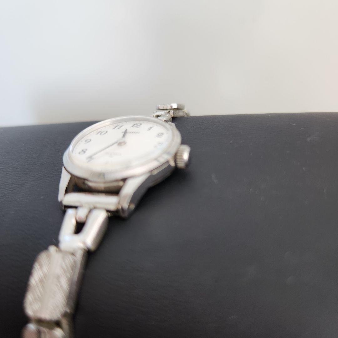 稀少 動作品 Seiko シルバー 手巻き アナログ腕時計 - メルカリ