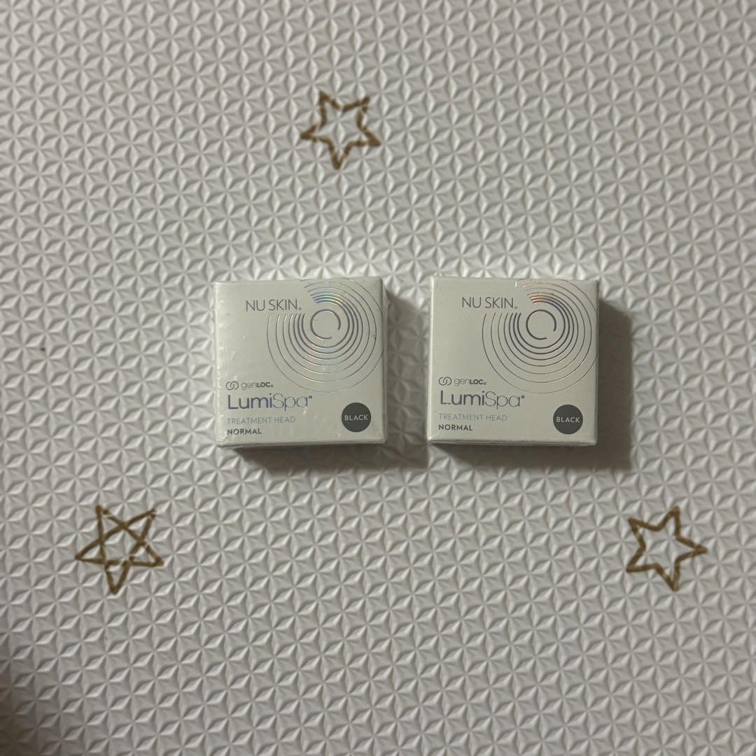 ageLOC LumiSpa ルミスパヘッド(ノーマル/ブラック) ２個洗顔グッズ