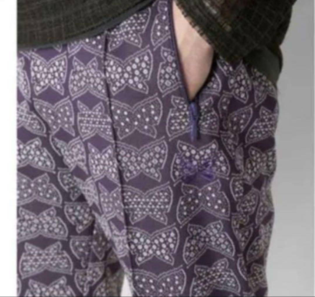 needles ニードルス 19ss パピヨン 総柄 トラックパンツ パープル