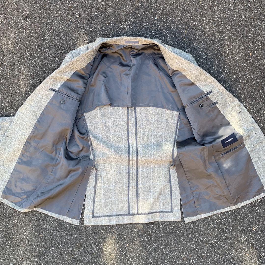 古着】Burberryツイードテーラードジャケット